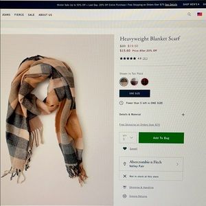 ISO! Abercrombie blanket scarf